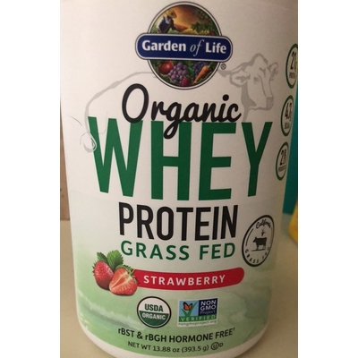 Organic Whey Protein, Strawberry