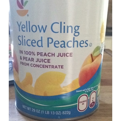 Sliced Peaches, Yellow Cling