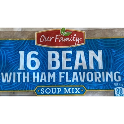 16 Bean with Ham Flavoring Soup Mix