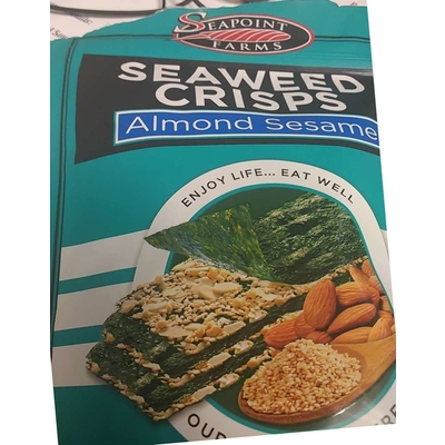 Seaweed Crisps Almond Sesame