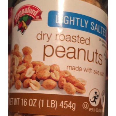 Dry Roasted Peanuts, Lightly Salted