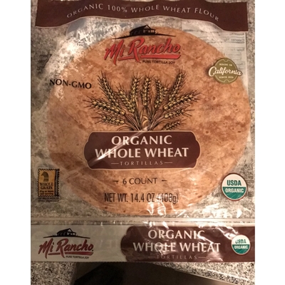 Organic Whole Wheat Tortillas