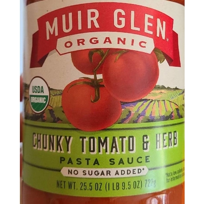 Organic Chunky Tomato & Herb Pasta Sauce