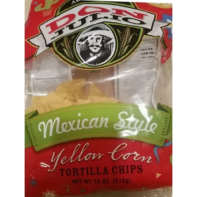 Tortilla Chips, Mexican Style Yellow Corn