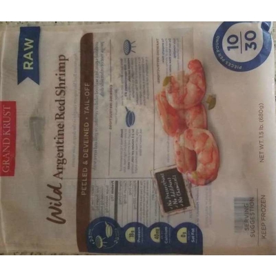 Raw Wild Argentine Peel & Deveined, Tail-Off Red Shrimp