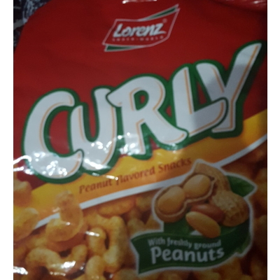 Curly Peanut Flavored Snacks