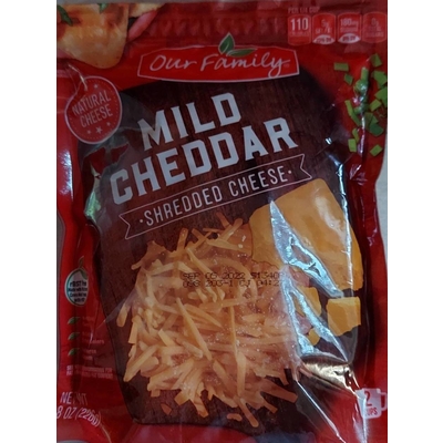Mild Cheddar Shredded Cheese