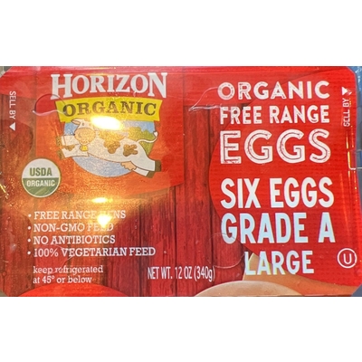 Organic Free Range Eggs
