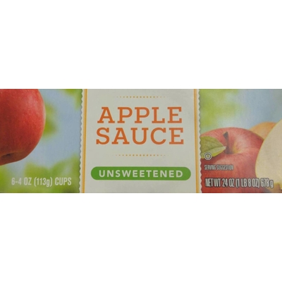 Apple Sauce, Unsweetened