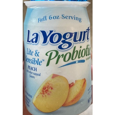 Light & Sensible Blended Nonfat Yogurt, Peach