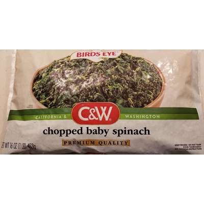 Chopped Baby Spinach