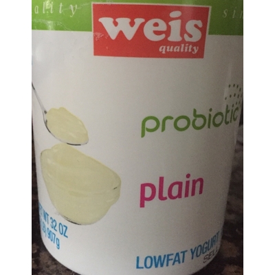 Probiotic Lowfat Yogurt, Plain