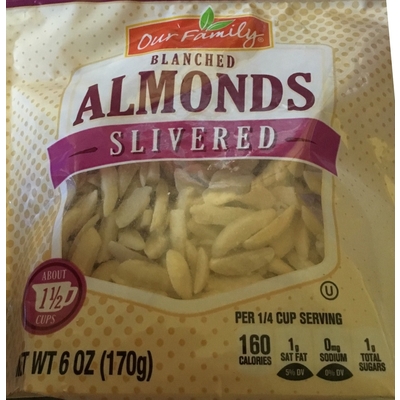 Slivered Blanched Almonds