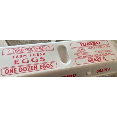 Jumbo Grade A Farm Fresh Eggs