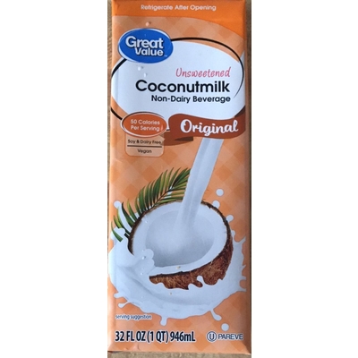 Coconutmilk, Unsweetened