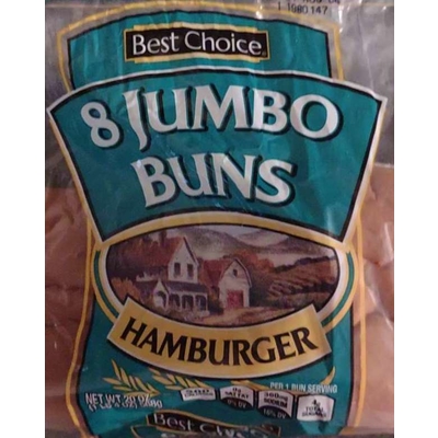 Jumbo Hamburger Buns
