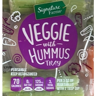 Veggie with Hummus Tray