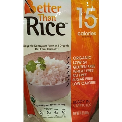 Organic Konnyaku Flour and Organic Oat Fiber
