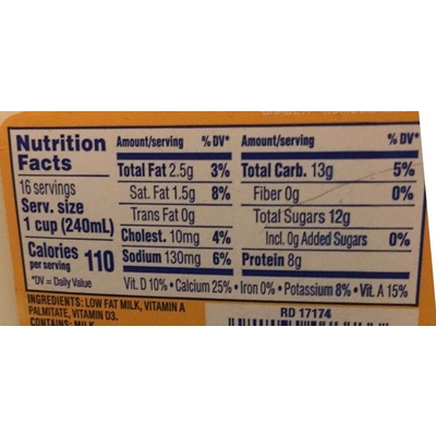 Low Fat Milk