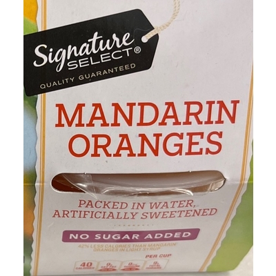 Mandarin Oranges Packed in Water