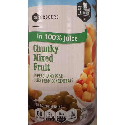 Chunky Mixed Fruit in Peach & Pear Juice from Concentrate
