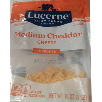 Shredded Medium Cheddar Cheese