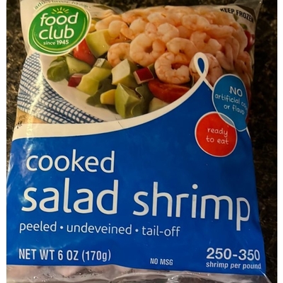 Cooked Salad Shrimp