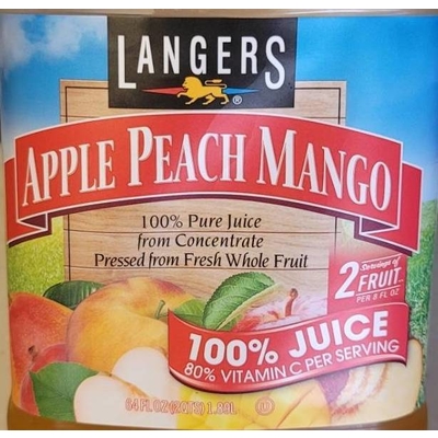 Apple Peach Mango 100% Juice