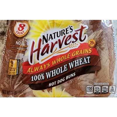 Whole Wheat Hot Dog Buns