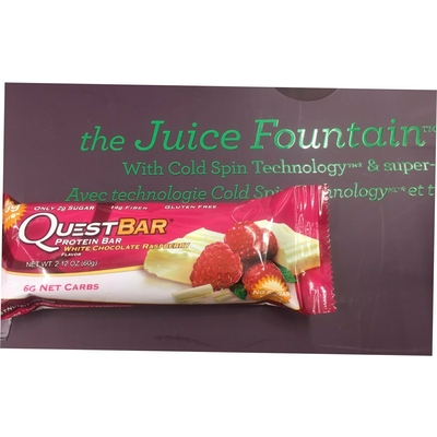 Protein Bar, White Chocolate Raspberry