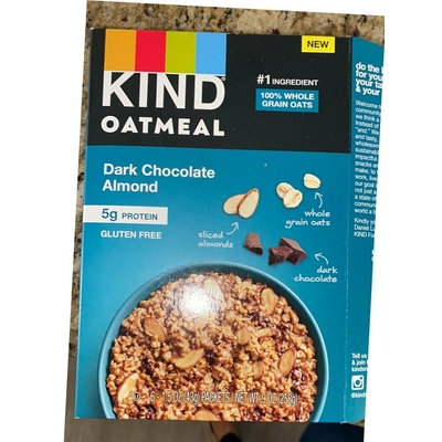 Whole Grain Oats with Dark Chocolate & Almonds