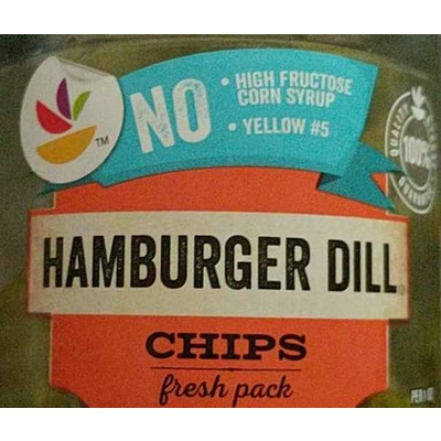 Pickle Chips, Hamburger Dill
