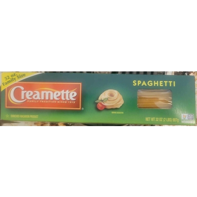Spaghetti Enriched Macaroni Product