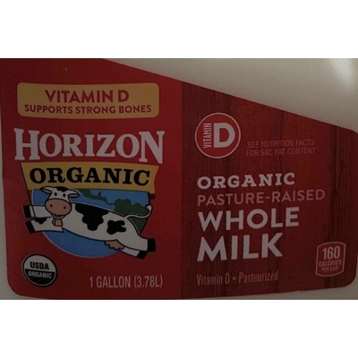 Organic Pasture-Raised Whole Milk