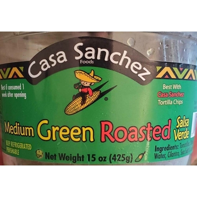 Medium Green Roasted Salsa Verde