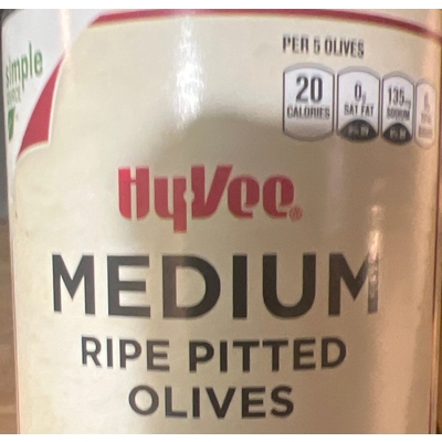 Medium Ripe Pitted Olives
