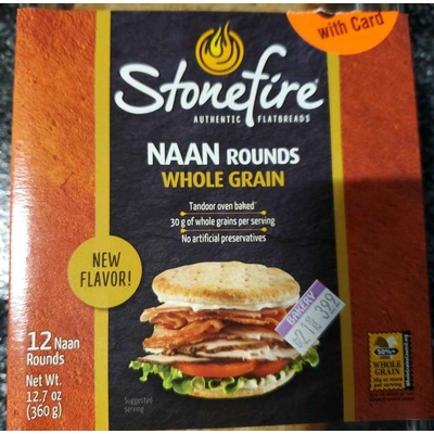 Whole Grain Naan Rounds