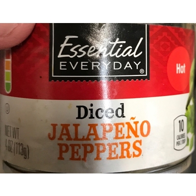 Jalapeno Peppers, Diced