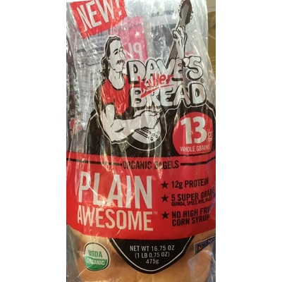 Organic Bagels, Plain Awesome