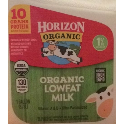 Lowfat Milk, Organic
