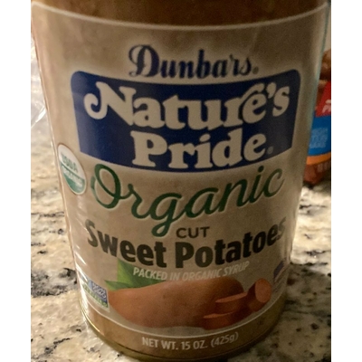 Organic Cut Sweet Potatoes Packed in Organic Syrup