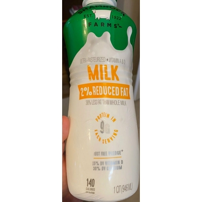 2% Reduced Fat Milk