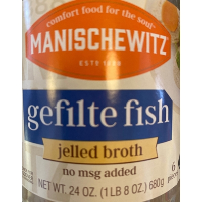 Gefilte Fish, Jelled Broth