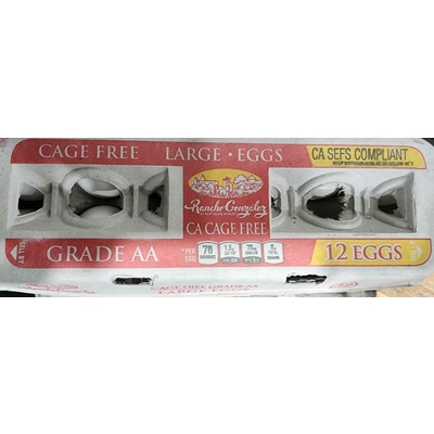 Cage Free Eggs, Grade AA