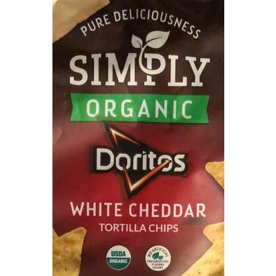 White Cheddar Tortilla Chips, Simply Organic