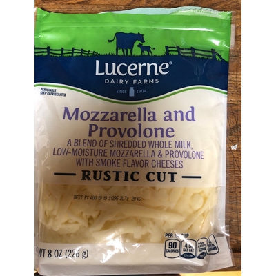 Mozzarella and Provolone, Rustic Cut