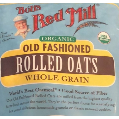 Organic Old Fashioned Rolled Oats, Whole Grain