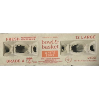 White Eggs, Large Grade A