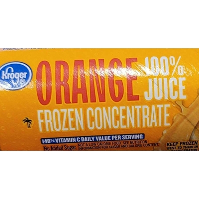 Orange Juice Frozen Concentrate