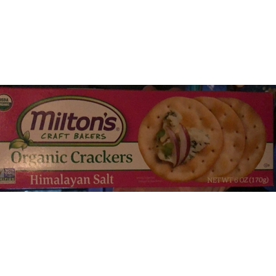 Organic Crackers with Himalayan Salt